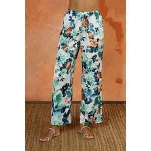 Ines Di Santo‎ Lounge Signature Pajama Pant Women S Washable Satin Floral New